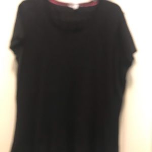 Peplum short sleeve sweater